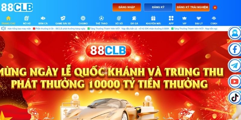 Dịch vụ CSKH của 88CLB cực kỳ nhiệt tình và chu đáo